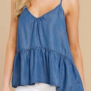 Lovestitch True Blue Tank Top - Medium / Vintage Wash. NWT.